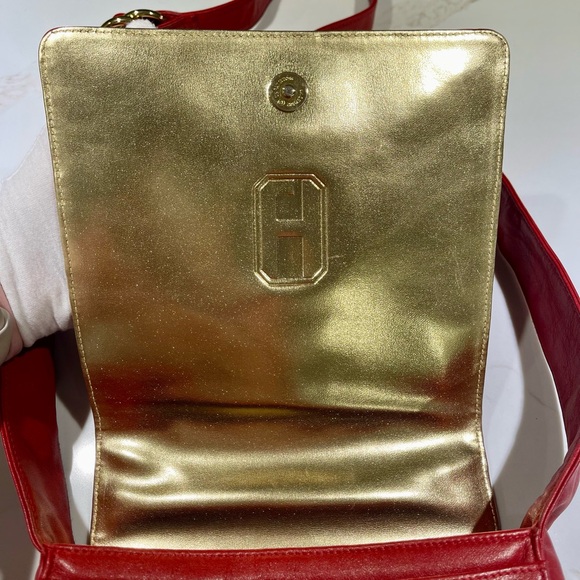 FRED HAYMAN Beverly Hills Crossbody Leather bag, flap over, Red - Picture 2 of 15